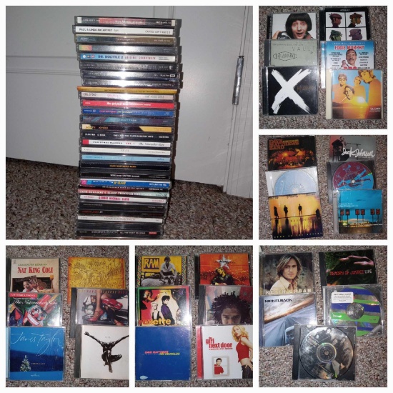 MIXED MUSIC LOT including: Seal, Nat King Cole, Keith Urban, Jack Johnson, and More