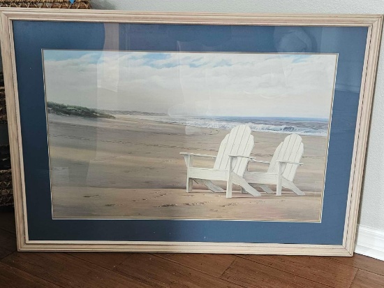 Large Coastal scene Art print