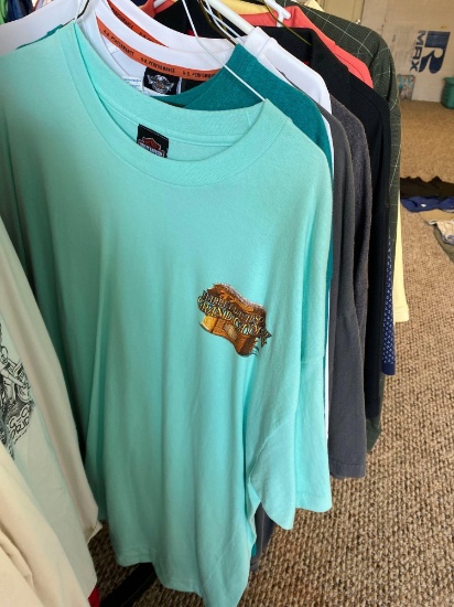 7 Harley Davidson branded t shirts