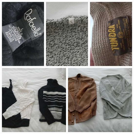(8) Warm Weather Sweaters including Ivanka Trump