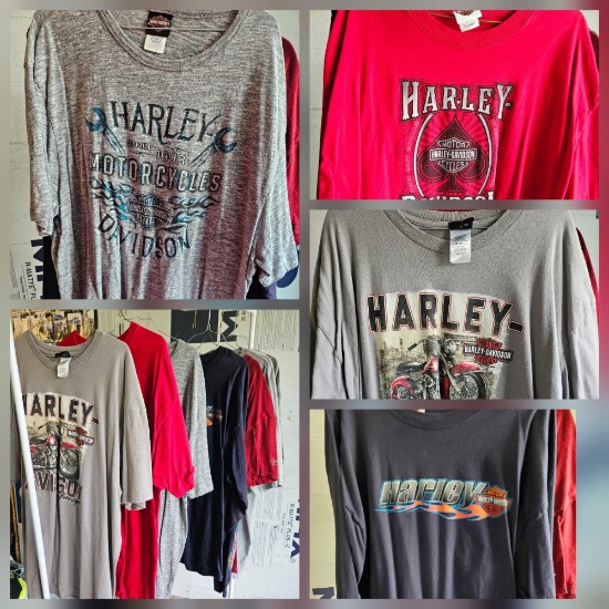 (7) MENS HARLEY DAVIDSON BRANDED TSHIRTS