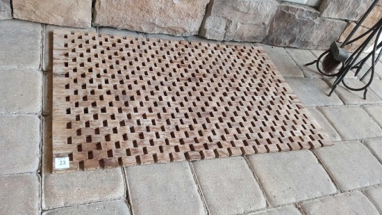 Eco Wooden Bath Mat, Acacia?