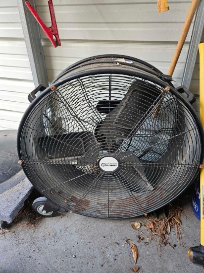 INDUSTRIAL CENTRAL PNEUMATIC SHOP FAN, on wheels