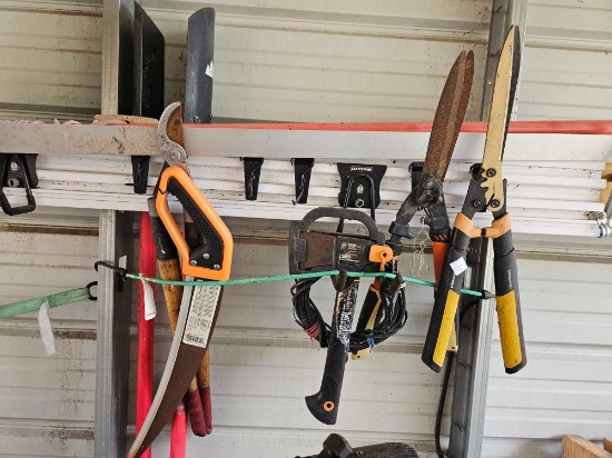5 lopers, cutters including Fiskers, and an axe