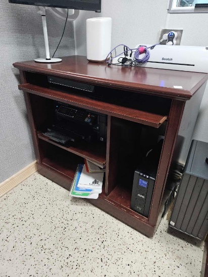 SMALL OFFICE COMPUTER PULL OUT KEYBOARD TRAY DESK