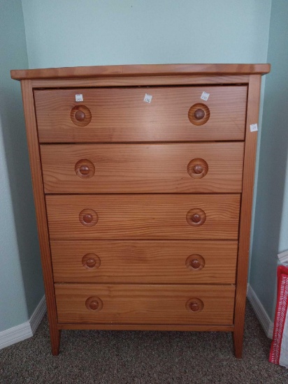 Alan Evans Alegria Sunset Finish 5 Drawer Highboy/Dresser
