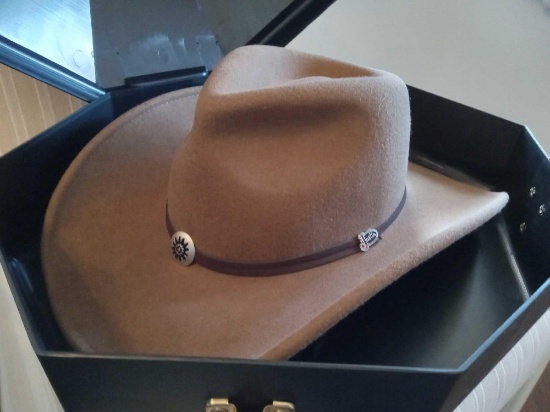 Western Wool Rancher 100% Wool w/ M&F Western Double Hat Can