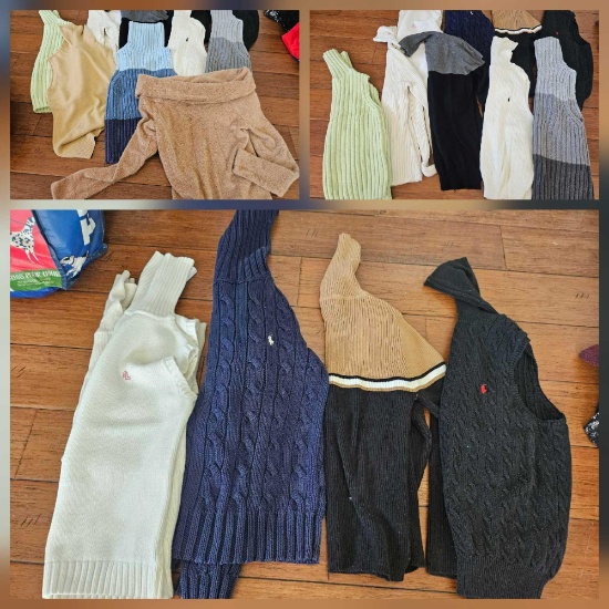 SLEEVELESS TURTLENECK SWETERS INCLUDING RALPH LAUREN