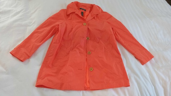 Very Sharp Sz S Ralph Lauren Orange Windbreaker