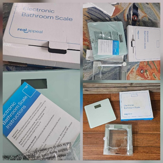 NEW ELECTRONIC BATHROOM SCALE PLUS 2 more