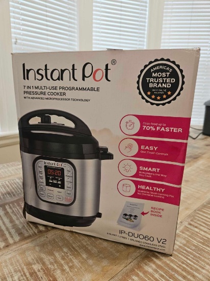 Instant pot cooker 6 quart