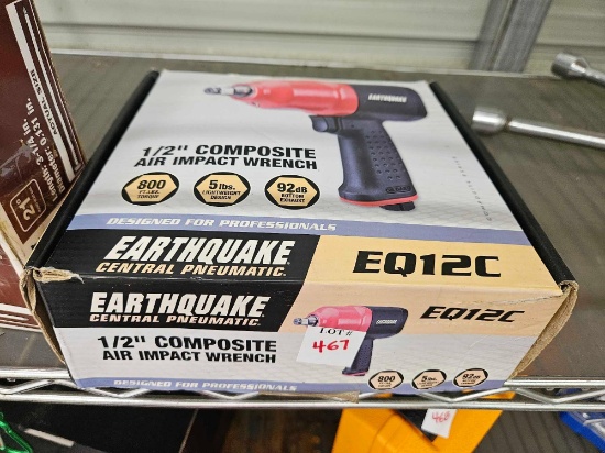 Earthquake Central Pneumatic EQ12C 1/2" Composite Air Impact Wrench