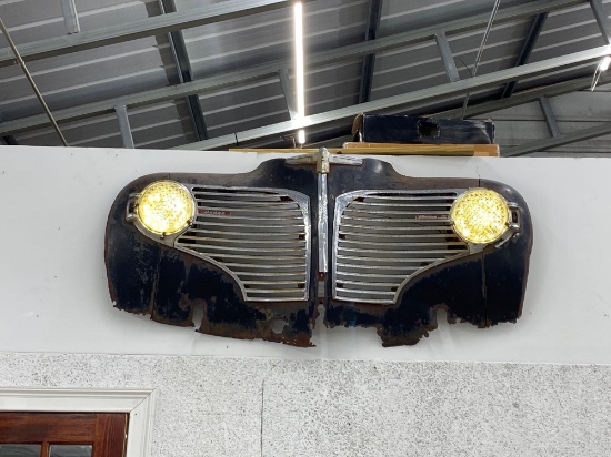 ACTUAL Vintage 1942 Dodge Luxury LinerCar Grill with LED lights
