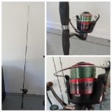 Penn Fierce 4000 reel and Okuma Tarvos rod