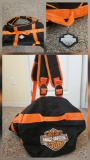 HARLEY DAVIDSON DUFFEL WITH EMBLEM TAG