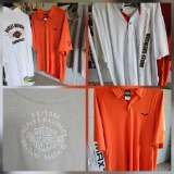 (3) HARLEY DAVIDSON BRANDED COLLARED SHIRTS