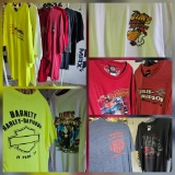 (8) HARLEY DAVIDSON BRANDED T SHIRTS