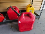 3 5-gallon gas cans including diesel