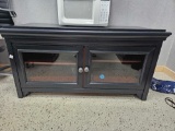 BLACK MEDIA STAND CABINET