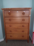 Alan Evans Alegria Sunset Finish 5 Drawer Highboy/Dresser