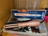 Curling irons and more, including Instyler, CHI, and New in boxed, double ceramic curling iron