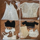 LADIES LINGERIE INCLUDING SPANX, VICTORIA'S SECRET, VINTAGE, SILK, AND VERY RISQUE