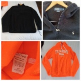 (4) Ladies' Active Wear Zip-ups and Sweaters: Under Armor, Harley Davidson and Polo