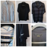 (5) Men's Shirts including XL-2XL, Harley Davidson, Bamboo Cay, Van Heusen, Ralph Lauren