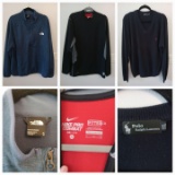 (3) Men's Attire Active Wear and Casual, XL/XXL, Ralph Lauren, Nike and North Face