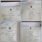 (4) MAPS- Northern and Southern Tampa, Gulf of Mexico (AMERICA ), and St Joseph Sound Tampa Bay