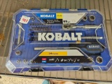 Kobalt 65-Piece Standard (SAE) and Metric Combination Polished Chrome Mechanics Tool Set.