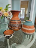 Trio of Pottery, Including 2 Signed, Navajo