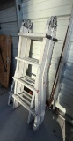 Multi Positioning Folding Aluminum Ladder