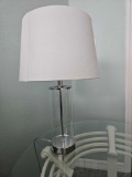 360 Lighting Modern Coastal Table Lamp, Fillable Center