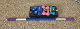 Exercise Group: including Weights and Sculpting Stick