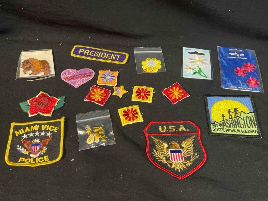 VINTAGE PATCHES including USA Eagle
