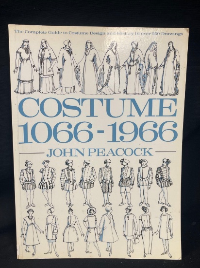 Costume, 1066-1966 By John Peacock , paperback book