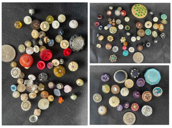 So Creative! Dozens on Beautiful Vintage/Antique Buttons,