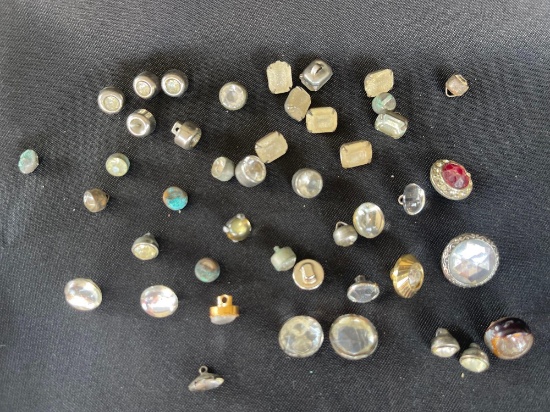 Mixed Vintage/Antique? Small Button including Studded