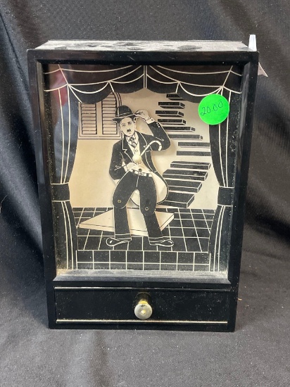 Vintage 1981 Yaps Dancing Charlie Chaplin Music Box