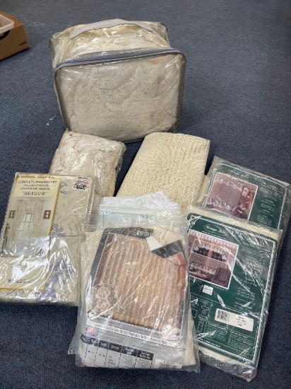 VINTAGE LACE CURTAINS, VARIOUS SIZES