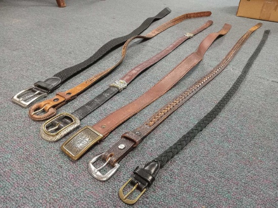 several ladies decorative belts