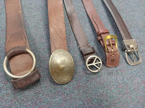 (4) Ladies' Belts including Tony Lama