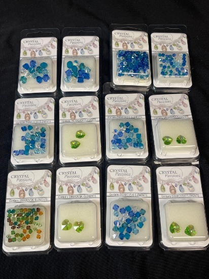 (12) Packages of Crystal Passions products, which contain Swarovski Elements, Greens and Blues