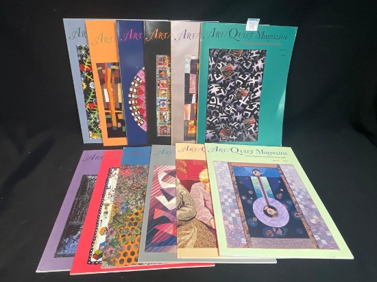 (12) Issues 1994-2000 ART QUILT MAGAZINE