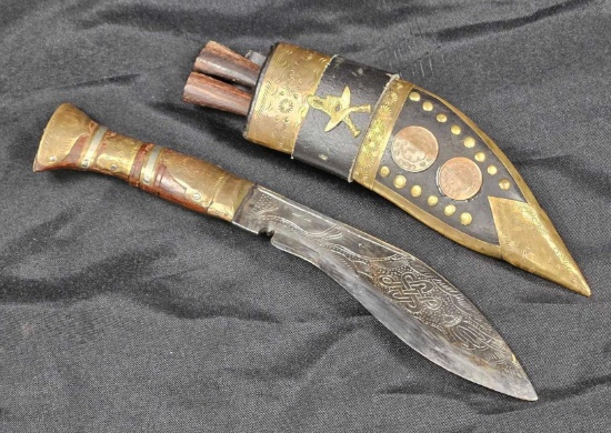 Nepalese Kukri Knife with Sheath
