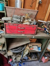 (1) Metal work-top Cabinet with Contents