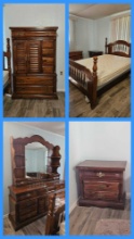 4pc Vintage Bassett bedroom set