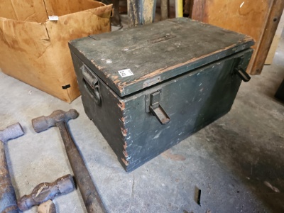 Cool Old Wooden Latched Crate