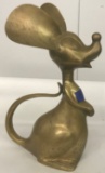 Large Brass Mouse